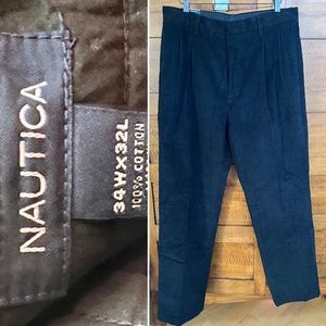 👀🆕34W x 32L NWT Corduroy Pants | Black | NAUTICA | Men’s 34W x 32L